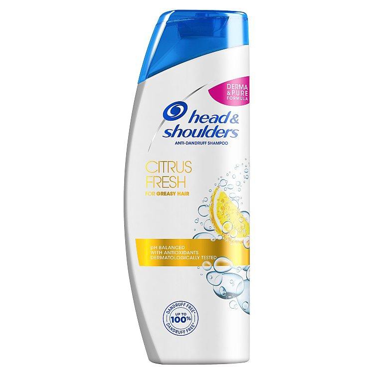 Head&Shoulders šampon Citrus 400ml | Kosmetické a dentální výrobky - Vlasové kosmetika - Šampony na vlasy